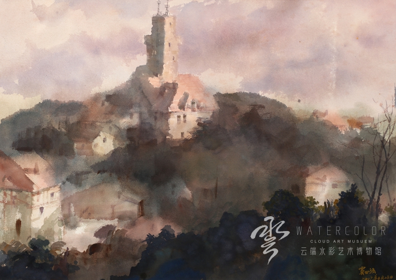 窦世强 《观山云象》 26*20㎝